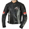 MV Agusta Corse Gunmetal Leather Biker Jacket